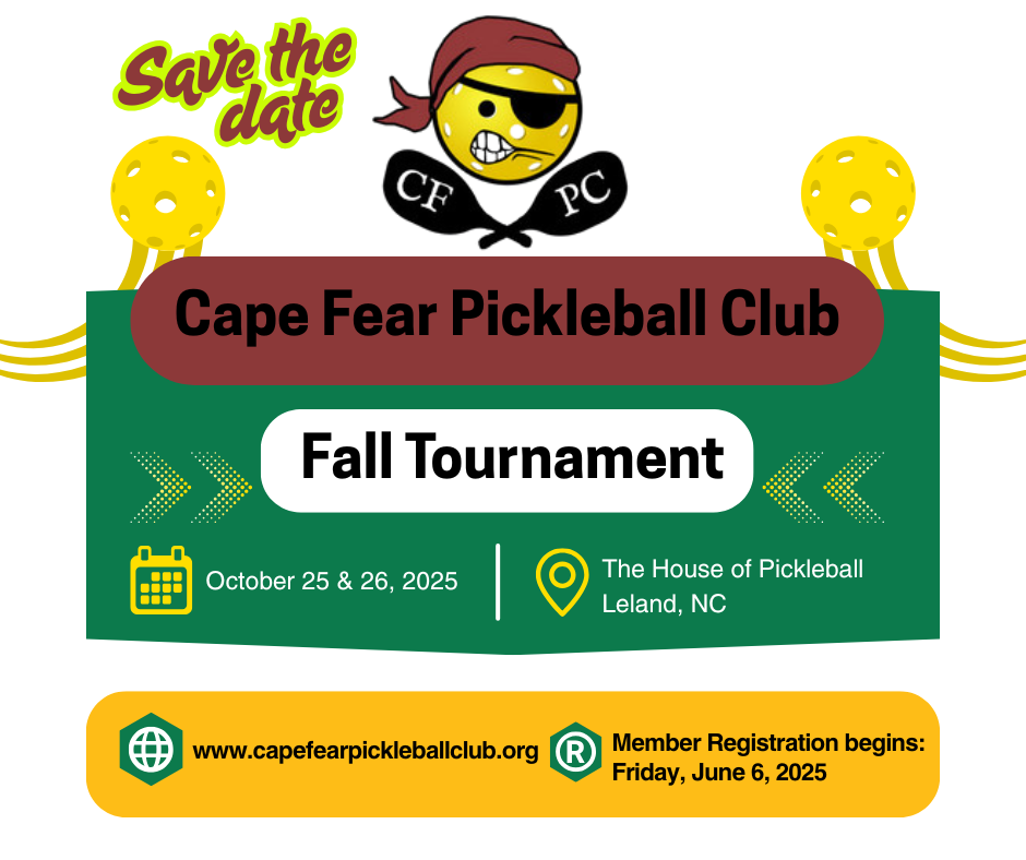 Member Registration for Fall Tournament Begins 6/6/25