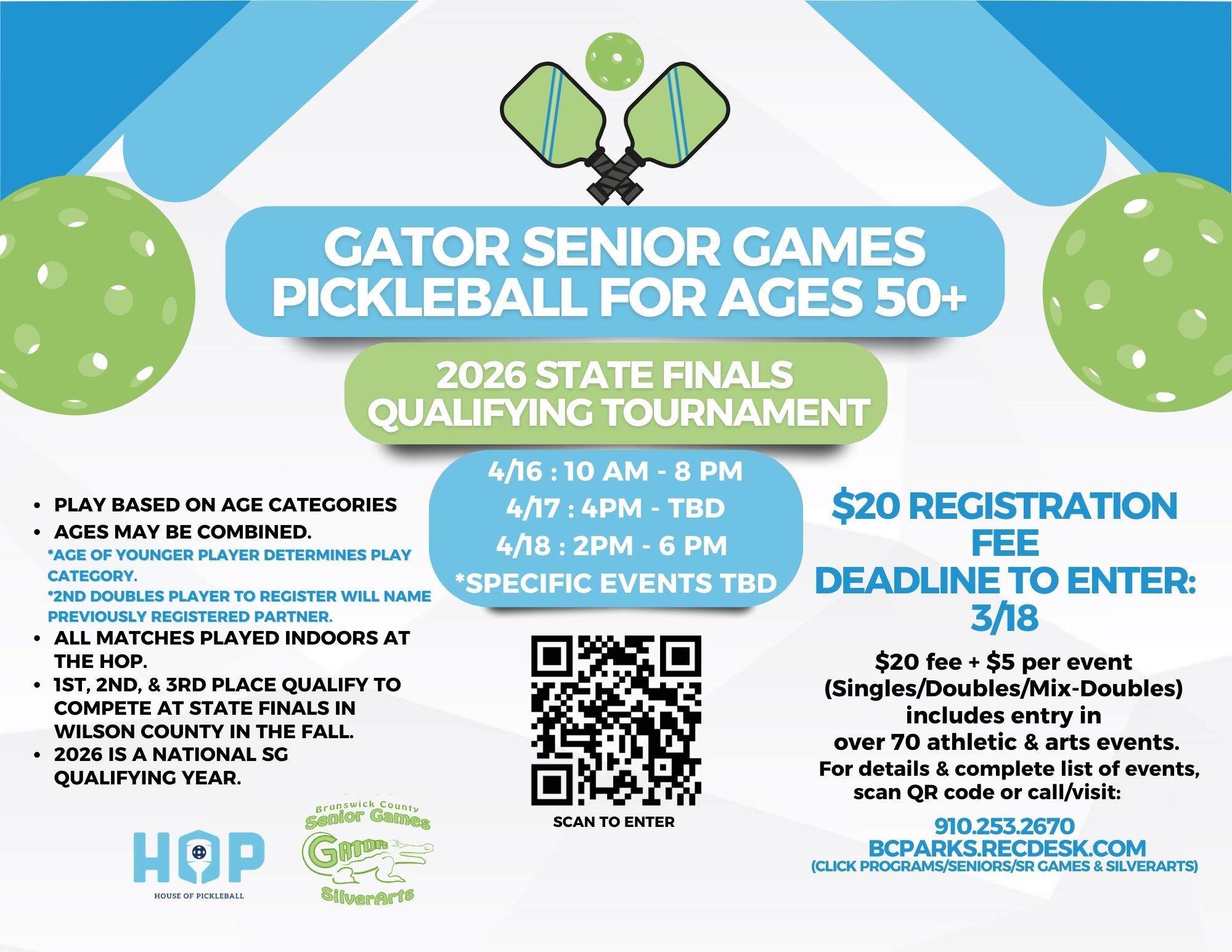 Gator Senior Games (Ages 50+)